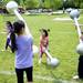 Kids play with the weights during the Pittsfield Pee Wee Olympics on Sunday, June 9. Daniel Brenner I AnnArbor.com